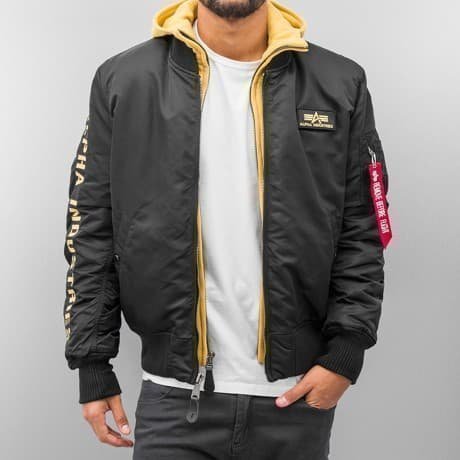 Alpha Industries Pilottitakki Musta