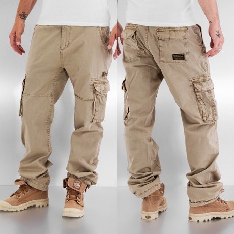 Alpha Industries Reisitaskuhousut Beige