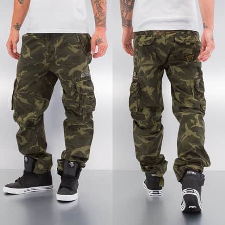 Alpha Industries Reisitaskuhousut Camouflage