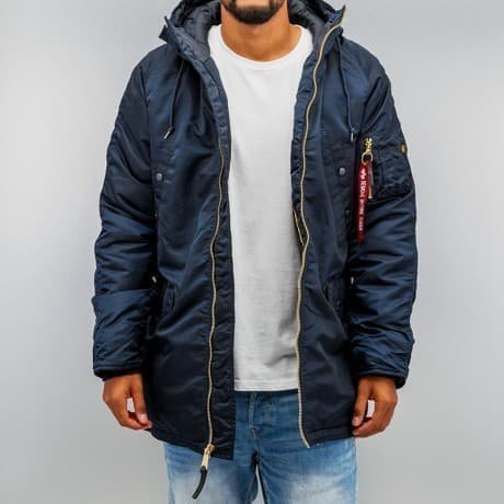 Alpha Industries Talvitakki Sininen