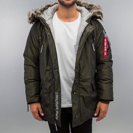 Alpha Industries Talvitakki Vihreä