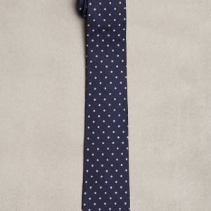 Amanda Christensen Classic Tie Cotton Silk Solmio Navy