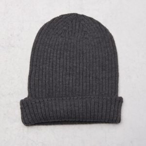 Amanda Christensen Knitted Beanie Grey Melange