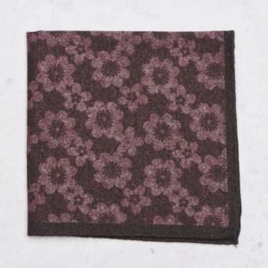 Amanda Christensen Pocket Square Burgundy