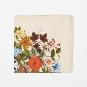 Amanda Christensen Pocket Square Cream