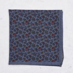 Amanda Christensen Pocket Square Navy