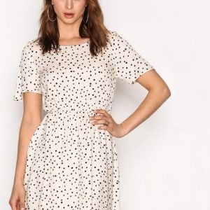 American Vintage Short Printed Dress Skater Mekko Pointille