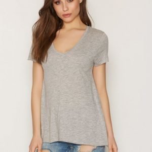 American Vintage V Neck Tee-Shirt T-Paita Shine