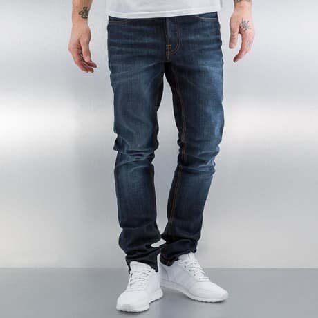 Amsterdenim Straight Fit Farkut Sininen