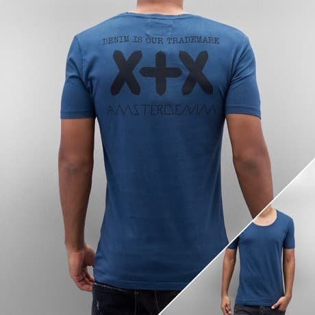 Amsterdenim T-paita Sininen