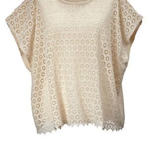 Angel Of Style Neuleponcho Offwhite