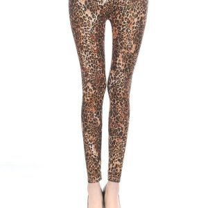 Animal Gold Glitter Leggings Tights