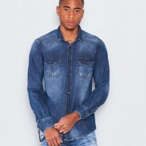 Antony Morato Denim Shirt 7010 Blue Denim