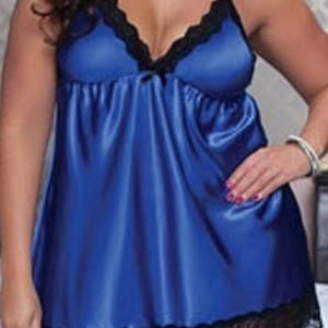 Ariel sininen babydoll (plus size)