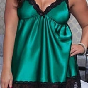 Ariel vihreä babydoll (plus size)