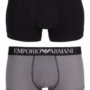 Armani 6A504 2-Pack Trunk Bokserit Black