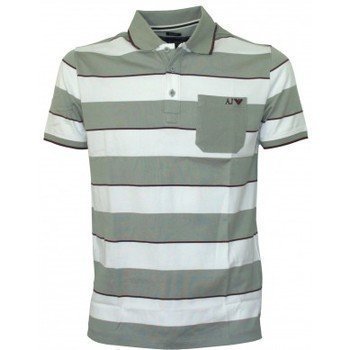 Armani Jeans polo A6M72ZC blanc et gris