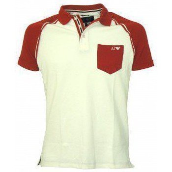 Armani Jeans polo A6M92MZ rouge et beige