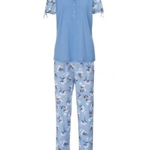 Ascafa Pyjama Vaaleansininen / Ecru / Antrasiitti