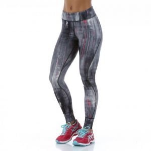 Asics Graphic Tight 28in Treenitrikoot Harmaa / Roosa