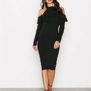 Ax Paris Cold Shoulder Choker Dress Kotelomekko Black