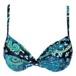 BEACHWAVE Bikiniliivit Paisley Musta