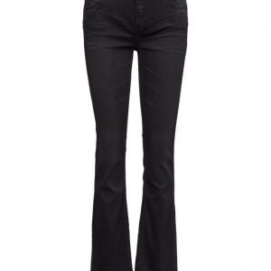 BLK DNM Jeans 16 Meehan Black leveälahkeiset housut