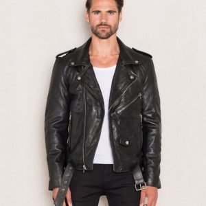 BLK DNM Leather Jacket 5 Black