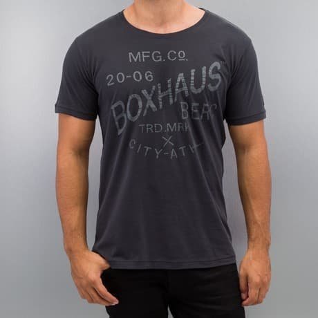 BOXHAUS Brand T-paita Musta