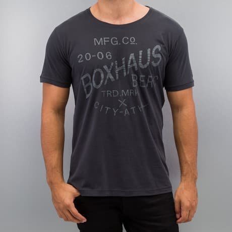 BOXHAUS Brand T-paita Musta