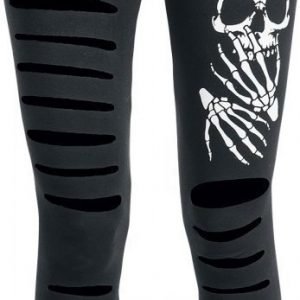 Banned Slashed Skull Legginsit