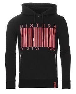 Barcode Hoodie Black