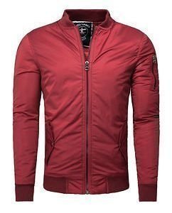 Bike Bomber Jacket Red