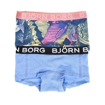 zoals dat etiket Duidelijk maken Björn Borg Girls Mini Shorts BB Garden Solids 2 pakkaus - Vaatekauppa24.fi