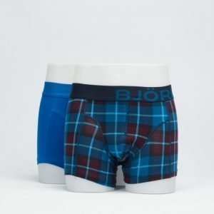 Björn Borg 2-Pack Check Boxer 70291 Total Eclipse