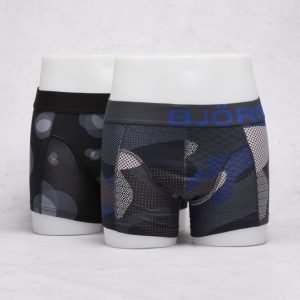 Björn Borg 2-Pack Liquid Dot & Contrast Camo Boxer 70111 Sodalite Blue