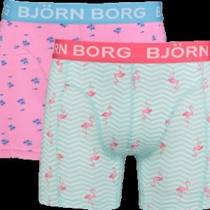 Björn Borg Bb Mini Palms & Bb Flamingo Stripe Sammy Shorts Alushousut
