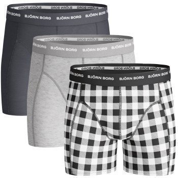 Björn Borg Boy Shorts Basic Check 3 pakkaus