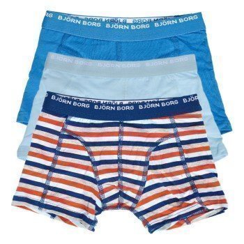 Björn Borg Boys Basic Stripe Shorts 3 pakkaus