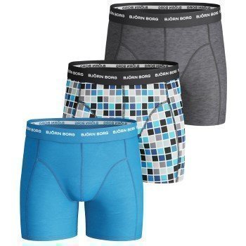 Björn Borg Boys Shorts Basic Check 3 pakkaus