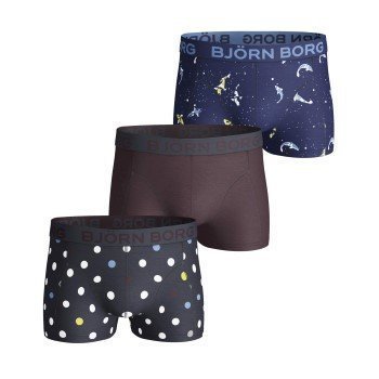 Björn Borg Contrast Dot Koi Short Shorts 3 pakkaus