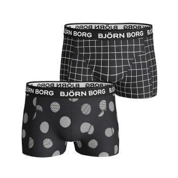 Björn Borg Core Dot Check Short Shorts 2 pakkaus