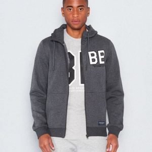 Björn Borg Lon FZ Hoodie Antacite Melange