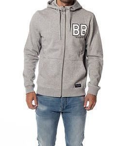 Björn Borg Lon Full Zip Hoodie Light Grey Melange