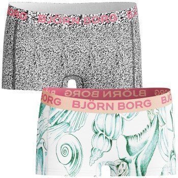 Björn Borg Mini Shorts Girls Shells & Gravel 2 pakkaus
