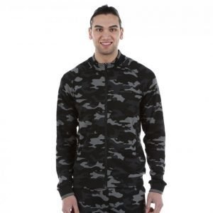 Björn Borg Nastase Camo Zip Hoodie Vetoketjuhuppari Musta