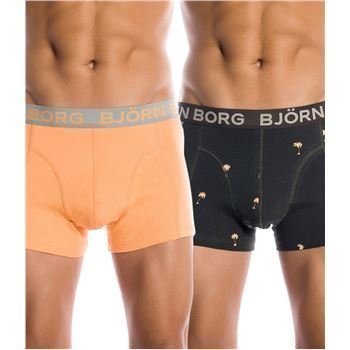 Björn Borg Palm Tree Short Shorts Orange Green 2 pakkaus