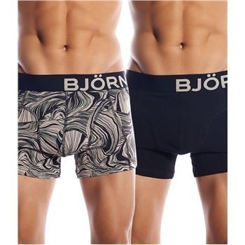 Björn Borg Sandstone Short Shorts Black 2 pakkaus