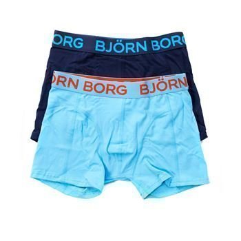 Björn Borg Seasonal Solid Boys Shorts Peacoat 2 pakkaus