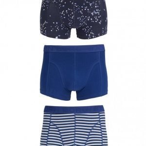 Björn Borg Short Shorts BB Petals & BB Japanese Stripe 3-Pack Bokserit Total Eclipse